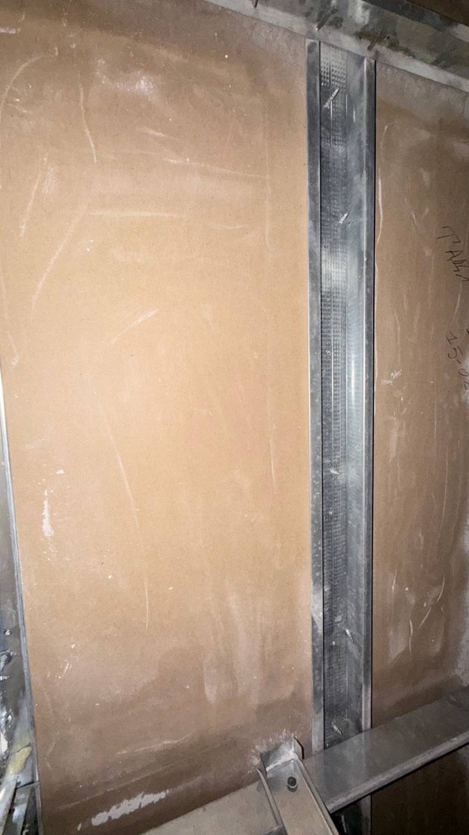 Above-ceiling space after deep cleaning