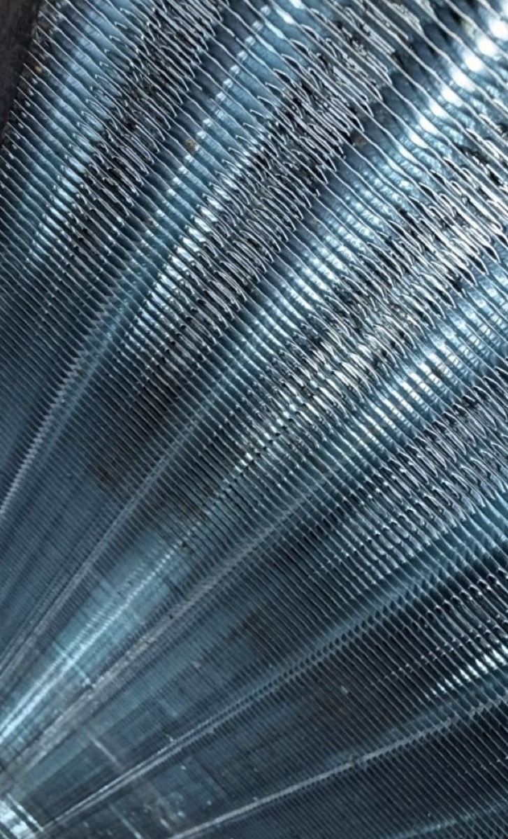 Coil after deep cleaning