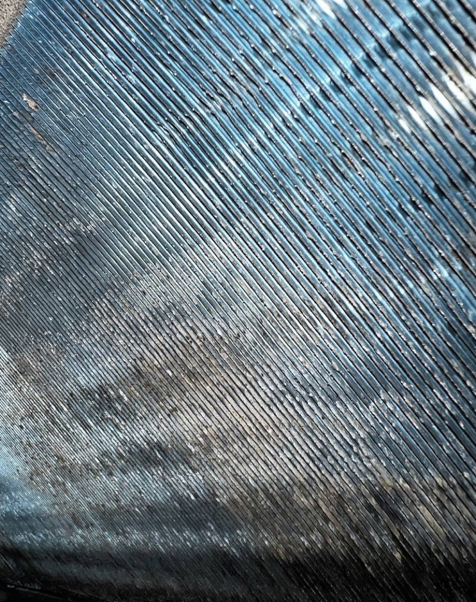 Coil before deep cleaning