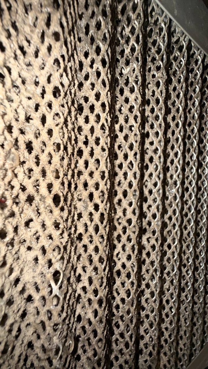 Air filter before deep cleaning